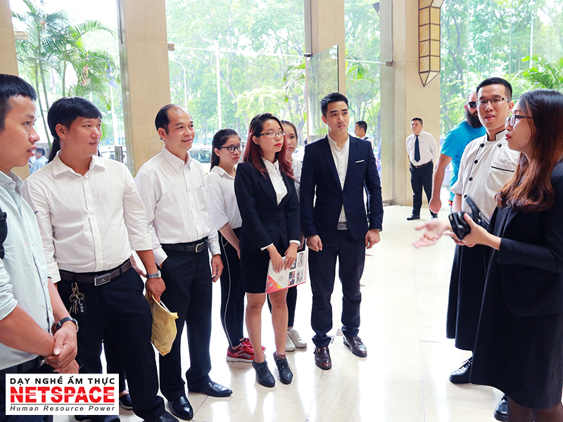 Học viên Netspace trải nghiệm môi trường làm việc tại khách sạn 5 sao New World Sài Gòn