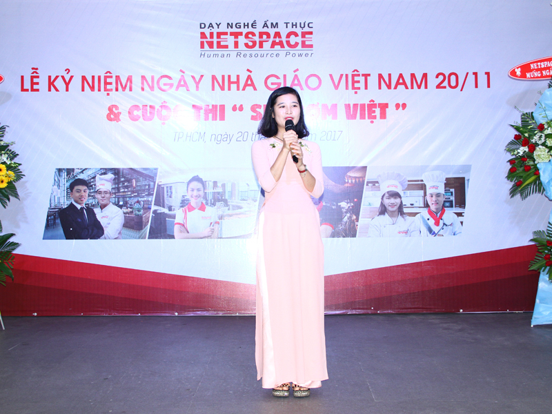 Netspace tổ chức Lễ tri ân thầy cô giáo 20-11 và cuộc thi Set cơm Việt-lần 1 năm 2017
