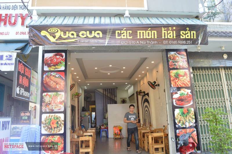 Vua Cua - Quán ăn hải sản hút khách tại Đà Nẵng