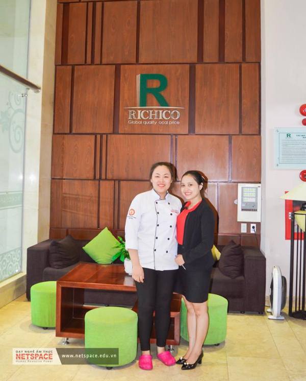 Đoàn Ngọc Huỳnh Như - Học viên lớp Bếp Quốc tế giữ vị trí Bếp chính tại Richico Apartments & Hotel