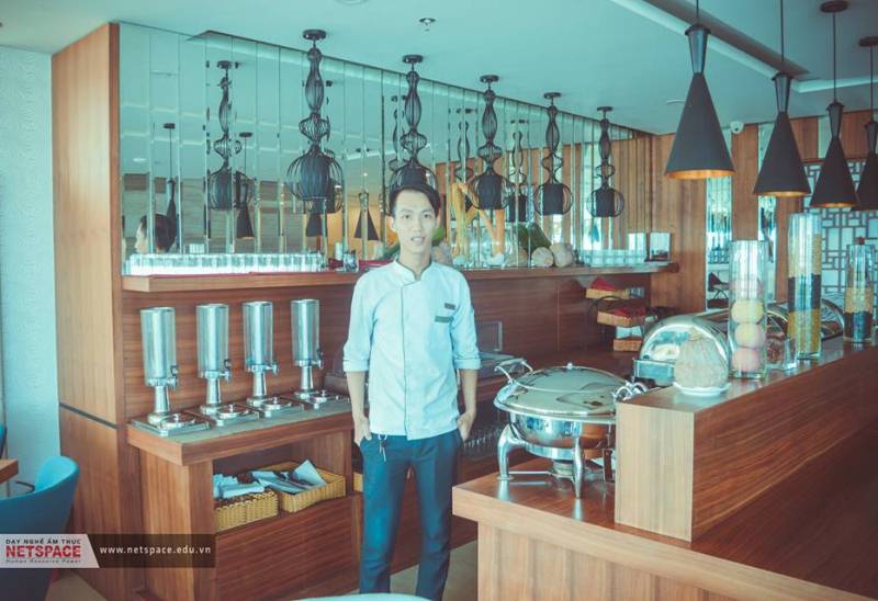 Bạn Nguyễn Hữu Lâm - Lớp Bếp Việt khóa 42 làm việc tại Hadana Boutique Hotel Dannang