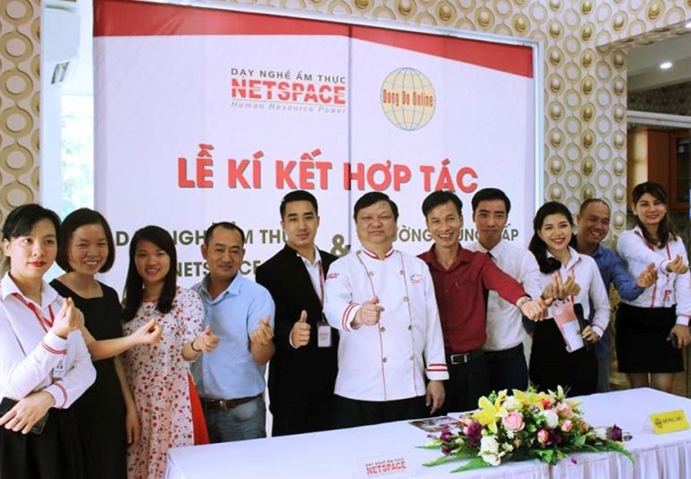 Lễ ký kết hợp tác giữa Trường Netsapace & Trường TC Đông Đô