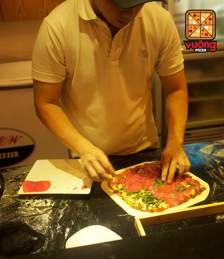 Anh Đỗ Hữu Đạt - Bếp trưởng nhà hàng Pizza Vuông