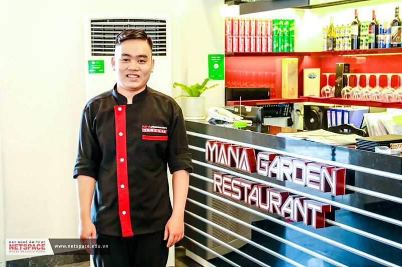 Học viên Netspace Đà Nẵng làm việc tại MANA Garden Restaurant